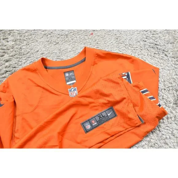 Nike Orange NFL Jersey Football On Field Chicago Bears Fields #1 Size XL - Picture 6 of 10